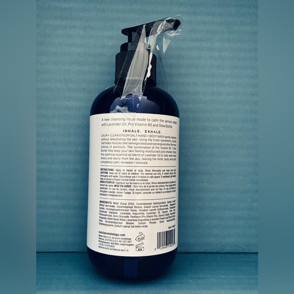 Cuccio Somatology Yogahhh Calm + Clean Epsom Salt
Hand & Body Wash with Lavender - Picture 2 of 2